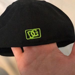 lime green dc hat